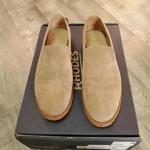 Rhodes Miles natural suede slip on shoe